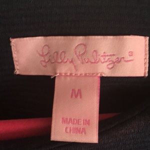 Lilly Pulitzer navy shift dress